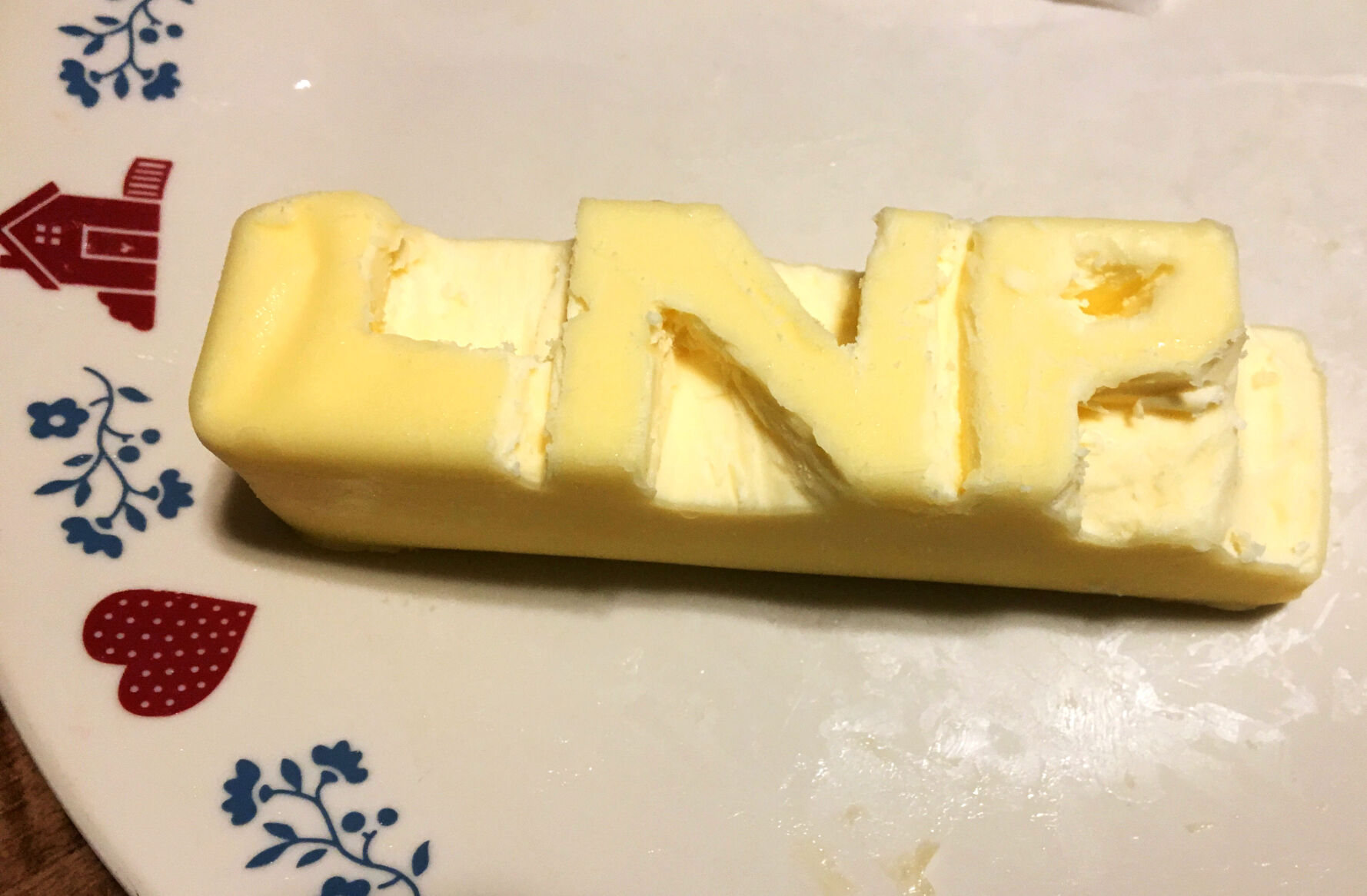 LNP Butter sculpture